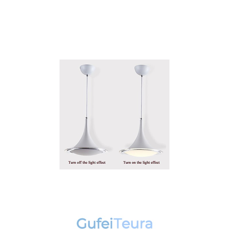 תאורת תליון חצוצרה Droplight נברשת אקרילית