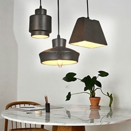 אמריקן קאנטרי רטרו נברשת זכוכית חלודה לשבת Droplight