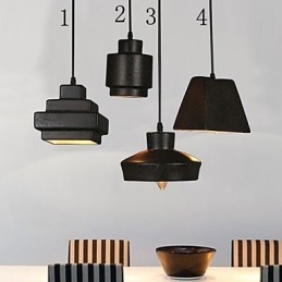 אמריקן קאנטרי רטרו נברשת זכוכית חלודה לשבת Droplight