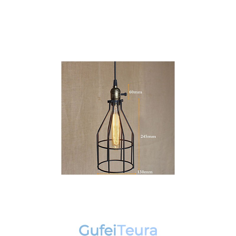 Americange תעשייתי רטרו נברשת קטנה