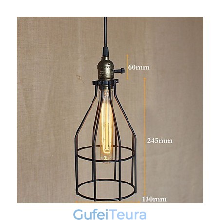 Americange תעשייתי רטרו נברשת קטנה