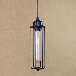 חליל פסטורלי אור כפרי נברשת ברזל יצוק