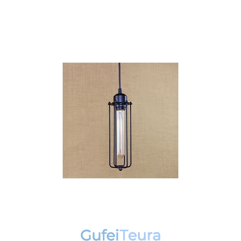 חליל פסטורלי אור כפרי נברשת ברזל יצוק