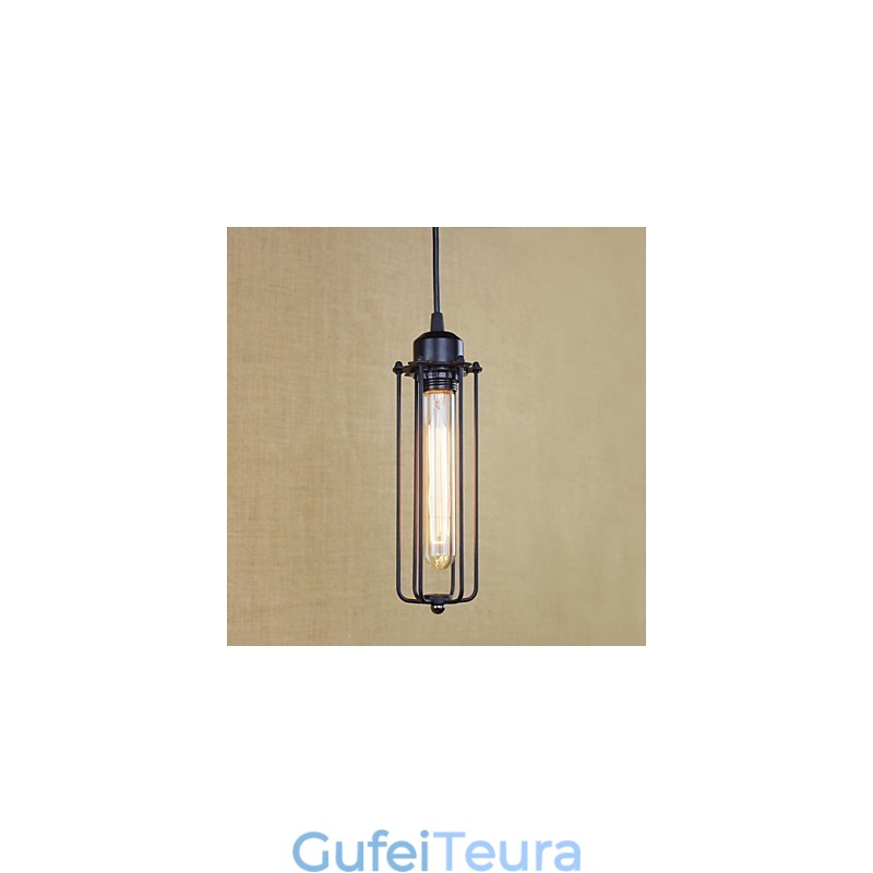 חליל פסטורלי אור כפרי נברשת ברזל יצוק