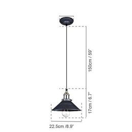 אורות תליון מסורתיים קלאסיים וינטג' רטרו מתכת