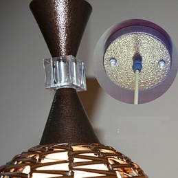 כפרי Cany Art אריגה קלאסית מכווצת Droplight מנורת אור