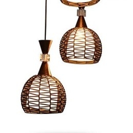 כפרי Cany Art אריגה קלאסית מכווצת Droplight מנורת אור