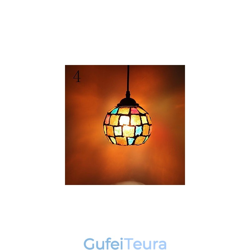 פשוט אופנה מרסלו G נברשת זכוכית משחזרת דרכים עתיקות אור