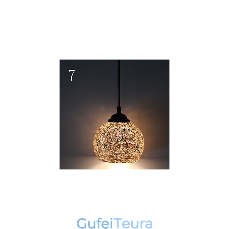 פשוט אופנה מרסלו G נברשת זכוכית משחזרת דרכים עתיקות אור