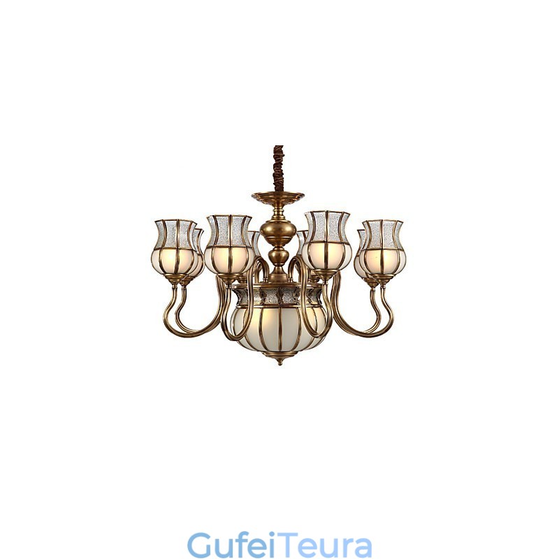 נברשת מסורתית קלאסית כפרי לודג' מתכת