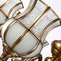 נברשת מסורתית קלאסית כפרי לודג' מתכת