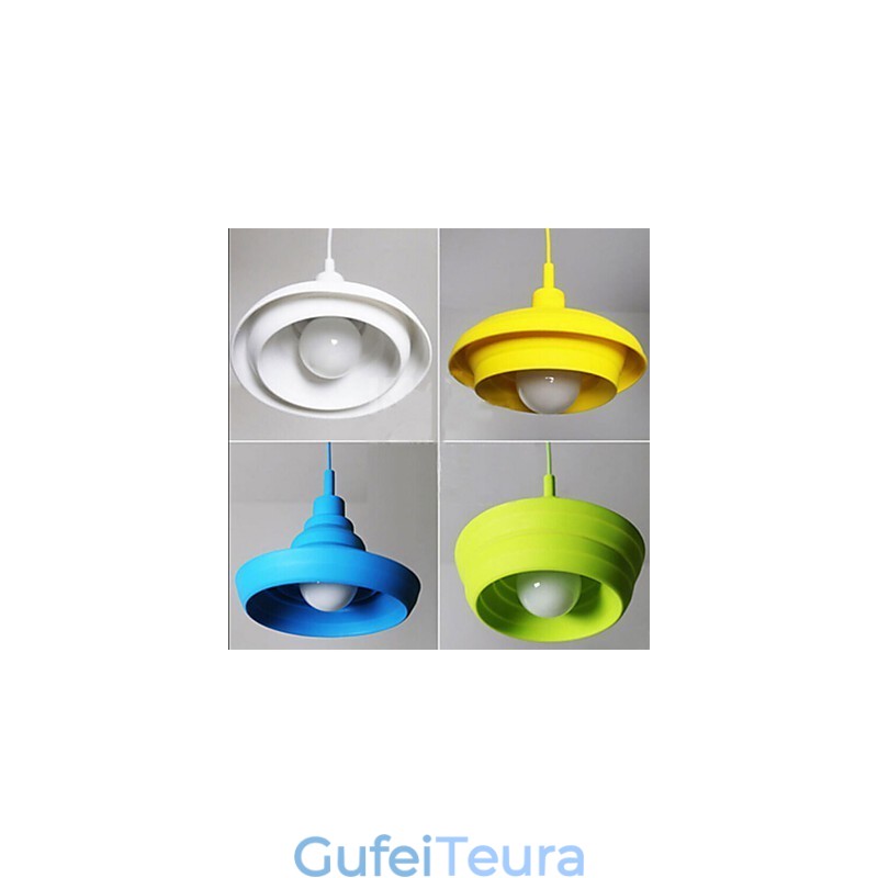 אורות תליון מודרניים עכשוויים פלסטיק