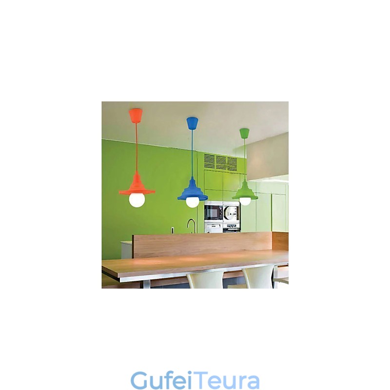 אורות תליון מודרניים עכשוויים פלסטיק