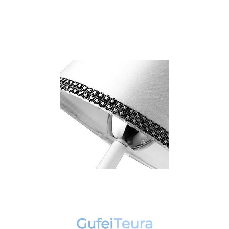 נברשת מתכת כרום קריסטל מודרנית עכשווית