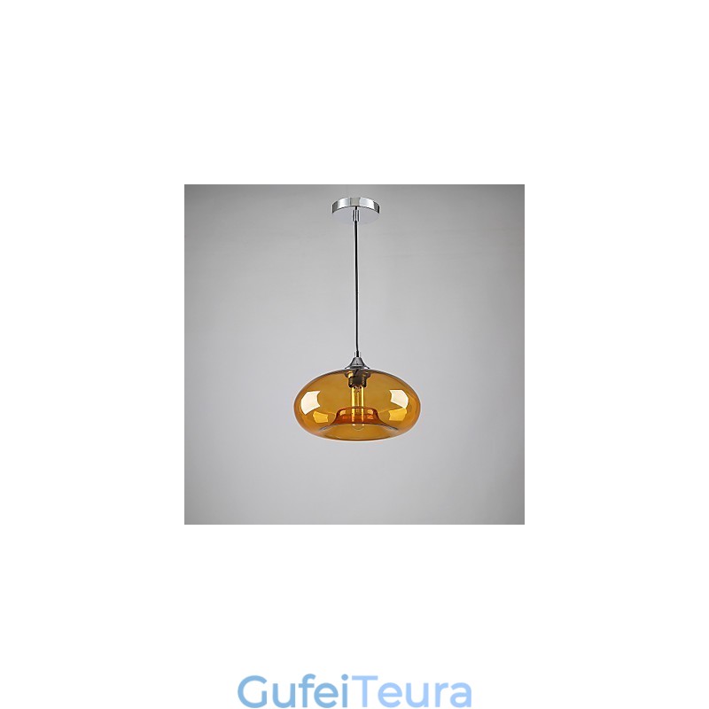 תליון אור מאפיין מודרני 1 עם גוון שקוף