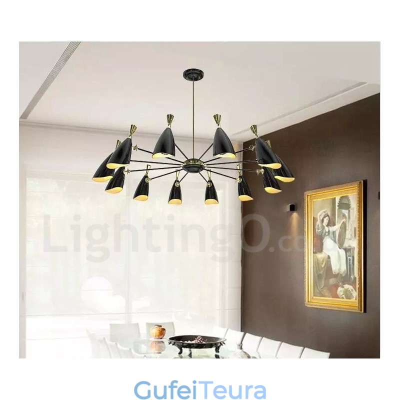 נברשת 12 אור מודרנית בסגנון עכשווי אור