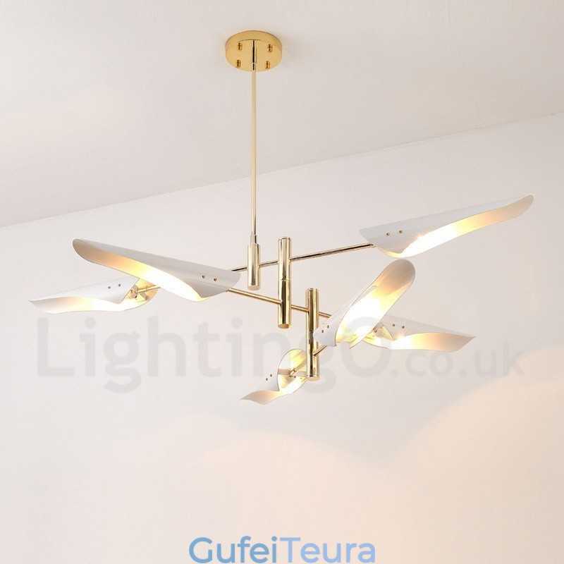 נברשת 3 שכבות מודרנית עכשווית 6 אור