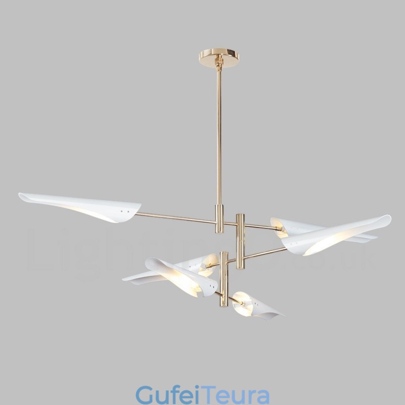 נברשת 3 שכבות מודרנית עכשווית 6 אור