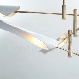 נברשת 3 שכבות מודרנית עכשווית 6 אור