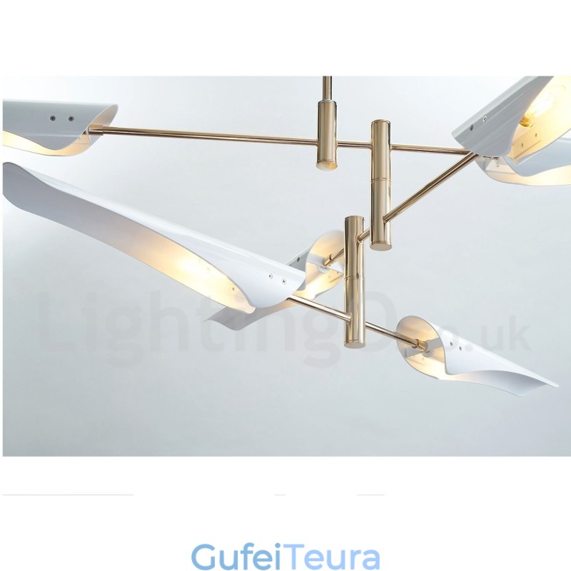 נברשת 3 שכבות מודרנית עכשווית 6 אור