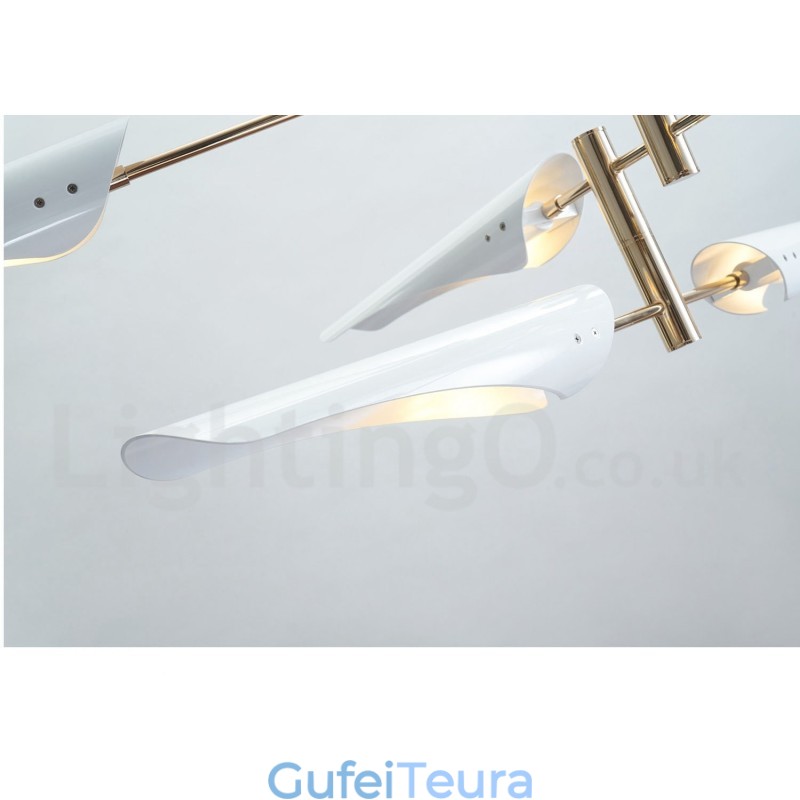 נברשת 3 שכבות מודרנית עכשווית 6 אור