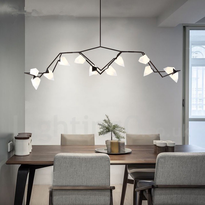 מנורת נברשת מודרנית מודרנית 8 אור