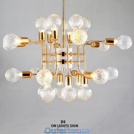 4 שכבות מודרני עכשווי 24 אור מנורה נברשת