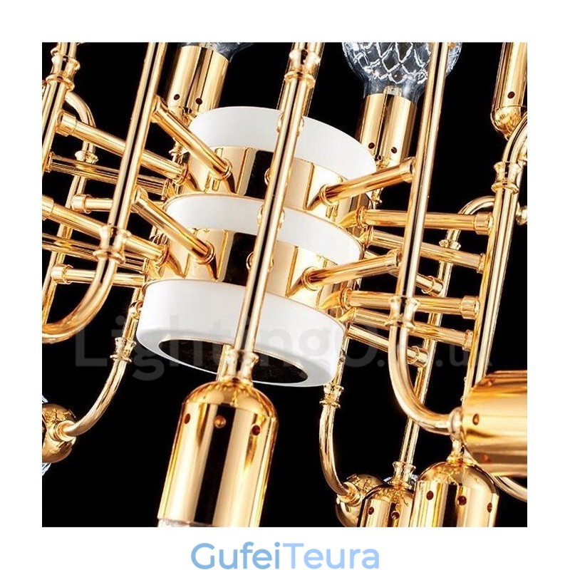 4 שכבות מודרני עכשווי 24 אור מנורה נברשת