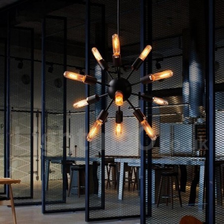 נברשת 12 אור רטרו וינטג' ספוטניק