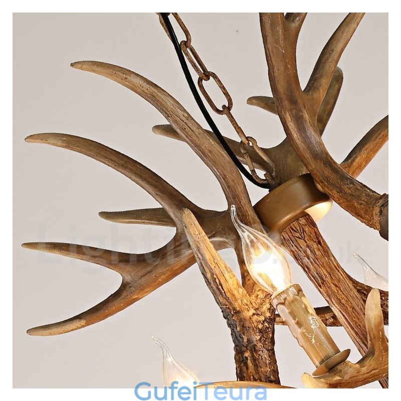 Vintage Country 12 Light Chandelier Light