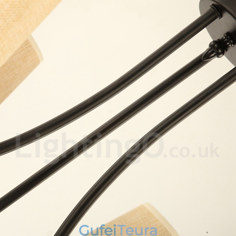 Country Retro 8 אור נברשת יחיד שכבת אור מנורת