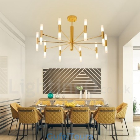מנורת אור נברשת עכשווית מנורת אור נברשת עכשווית