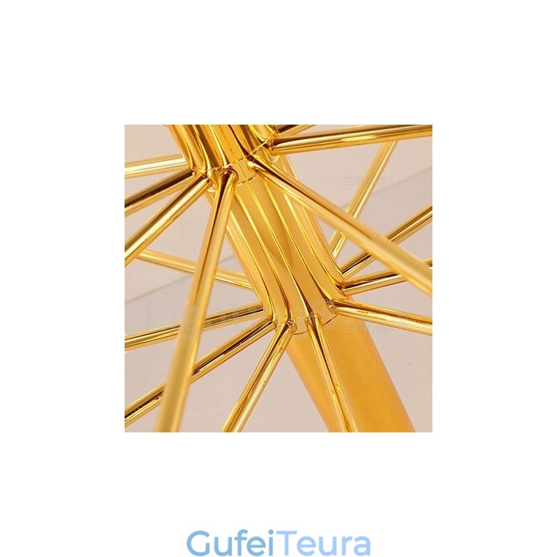 40 בהיר זהב 2 שכבות מודרנית עכשווית מנורת אור נברשת