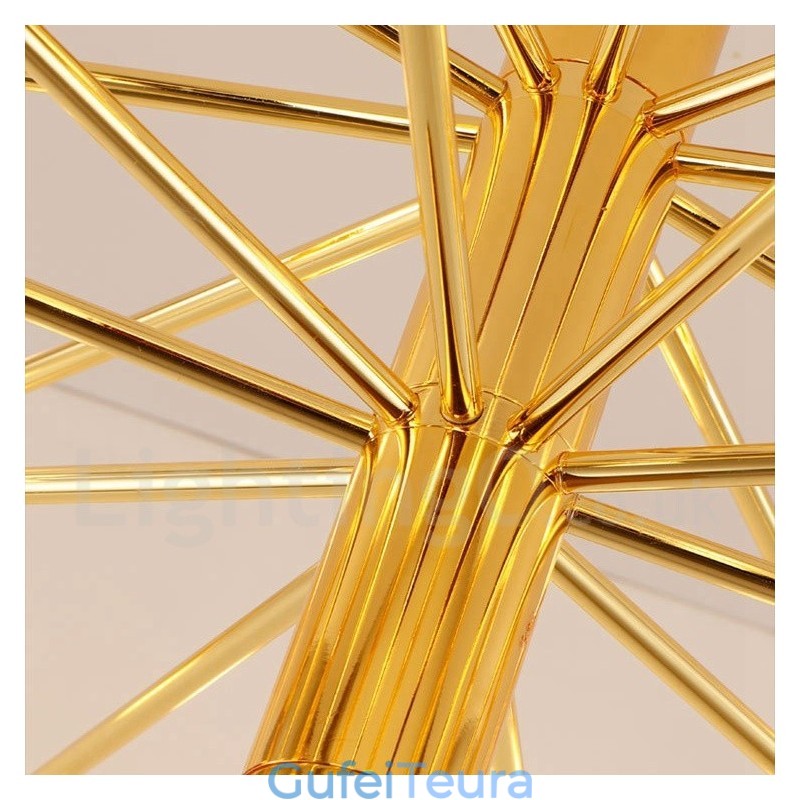 40 בהיר זהב 2 שכבות מודרנית עכשווית מנורת אור נברשת