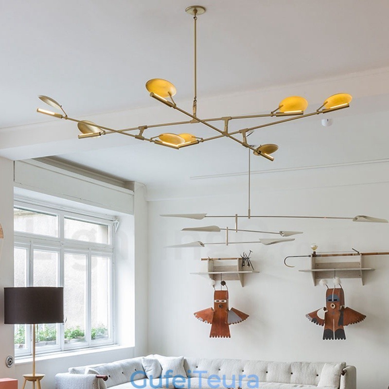 מנורת אור נברשת מודרנית עכשווית 8 אור