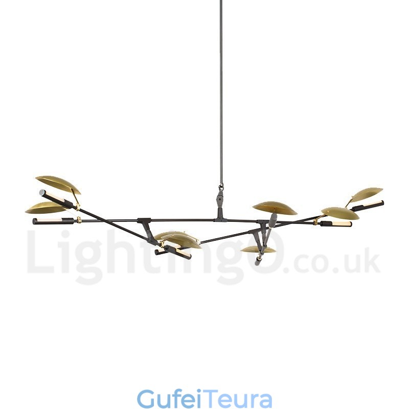 מנורת אור נברשת מודרנית עכשווית 8 אור