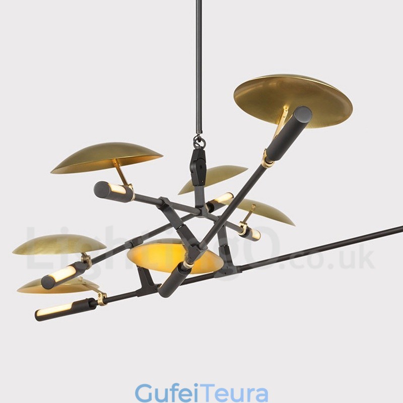 מנורת אור נברשת מודרנית עכשווית 8 אור