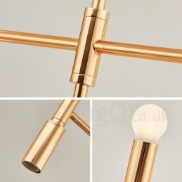 8 אור 3 שכבות מודרני נברשת עכשווי אור מנורה