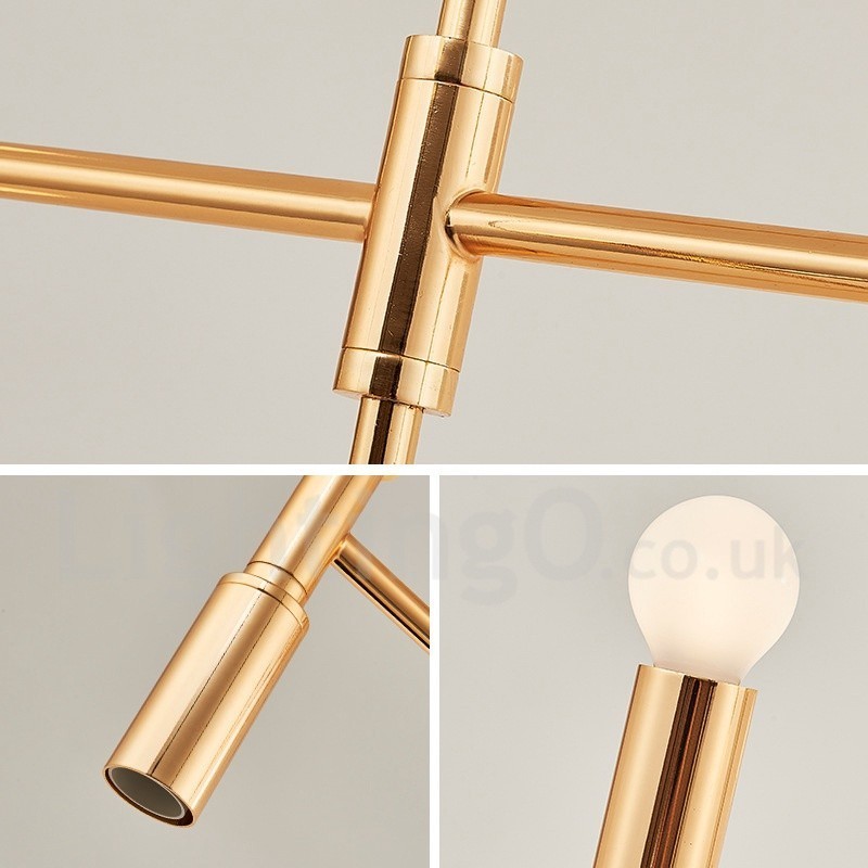 8 אור 3 שכבות מודרני נברשת עכשווי אור מנורה