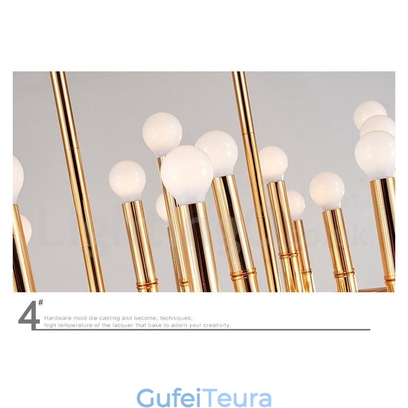 נברשת מודרנית מודרנית 42 אור לאור