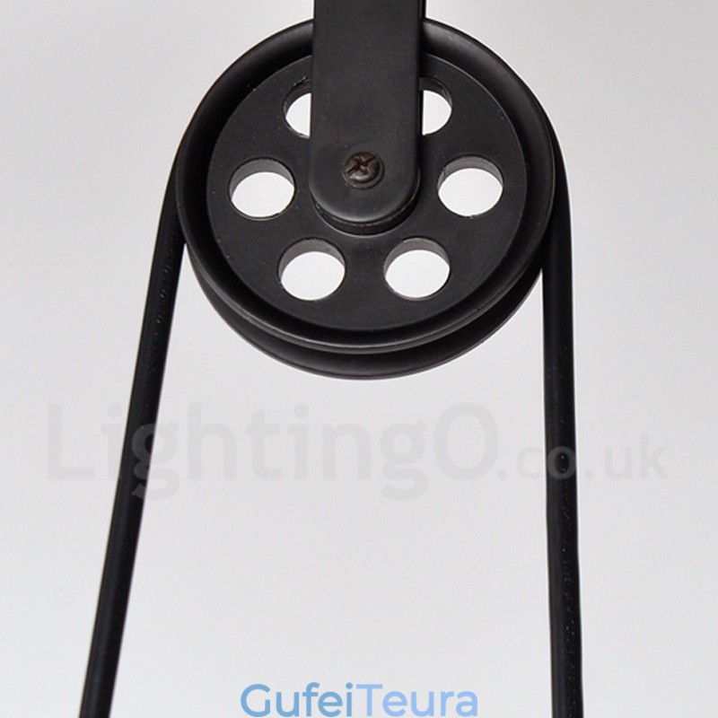 2 אור תליון מתכת וינטג' קאנטרי