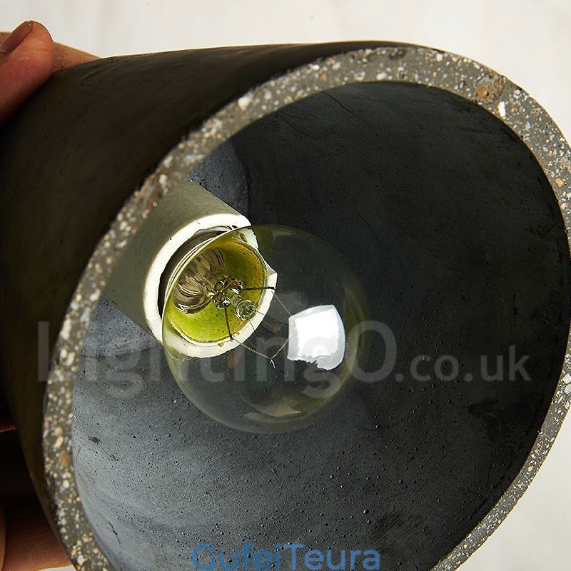 עץ מודרני עכשווי רב צבעים תליון בטון