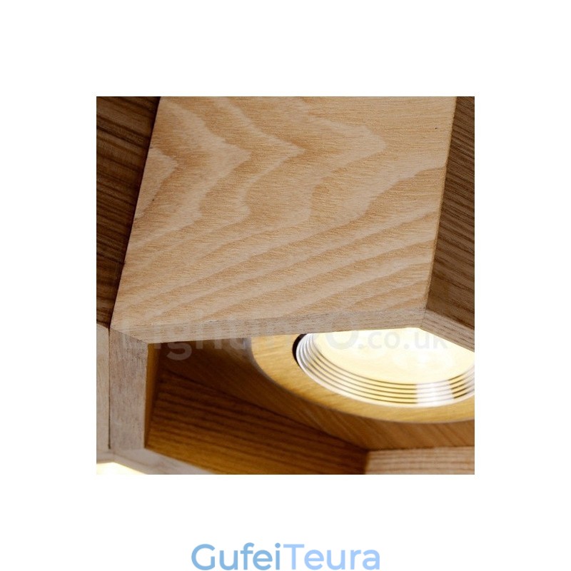 6 אור תליון עץ מודרני עכשווי