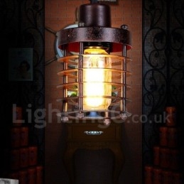 1 אור תליון נחושת רטרו וינטג'