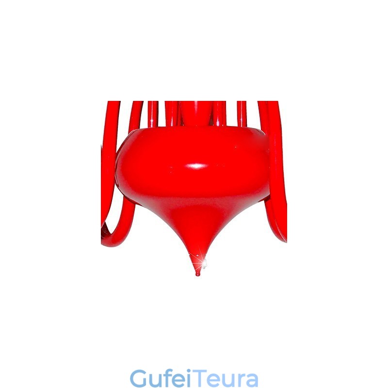 נברשת מודרנית אור 24 אורות G4 ציור אדום