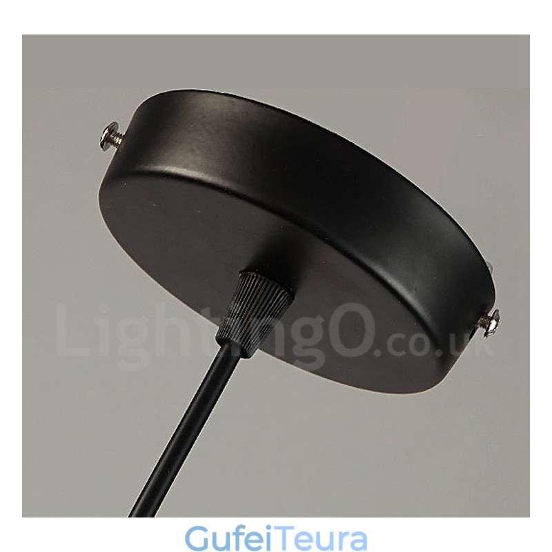 רטרו וינטג' מתכת 1 אור תליון אור