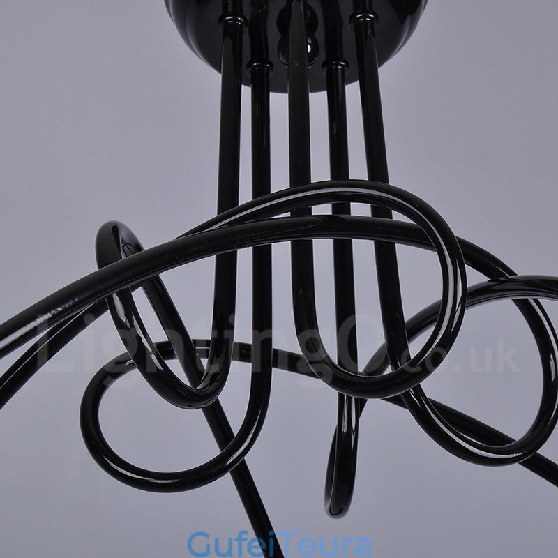 Black Country Metal 5 Light Chandelier Light