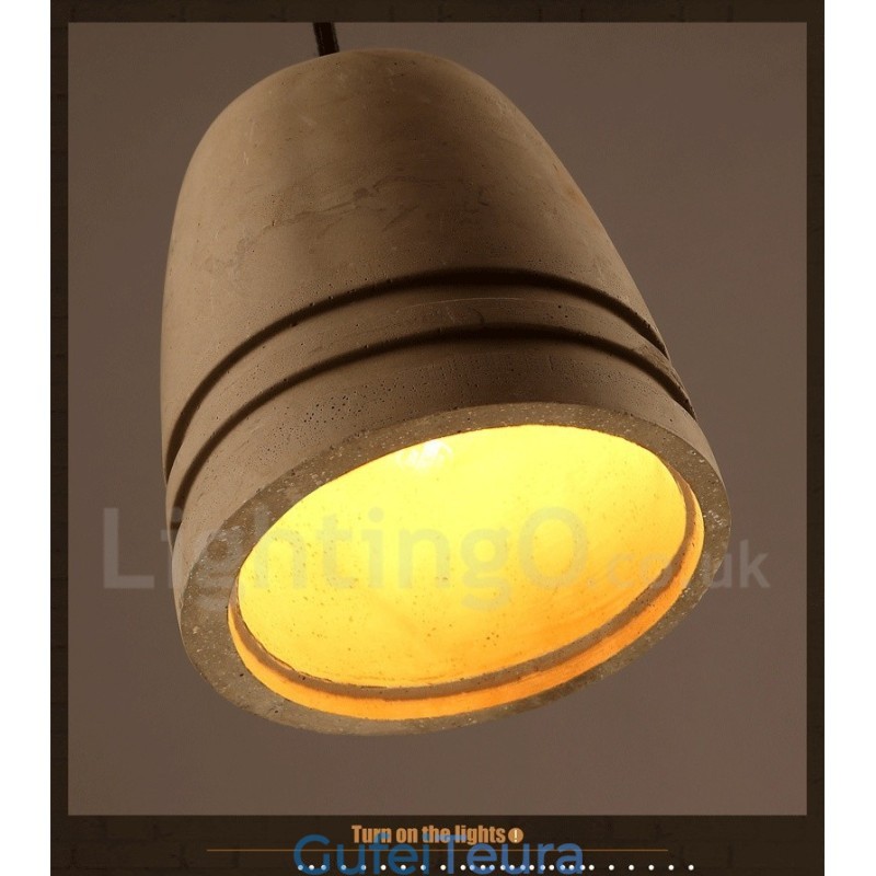 פנס תליון רטרו Vintage Concrte