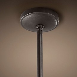 אור תלוי ברזל בסגנון רטרו עם 12 נורות בתכונת נרות