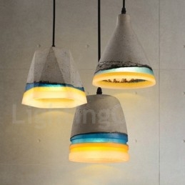 תאורת תליון וינטג' בטון